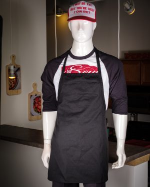 Black, Short Apron