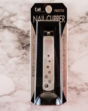 Nail Clipper, 3 1/4″ Curved w/ Built in Nail File by Kai