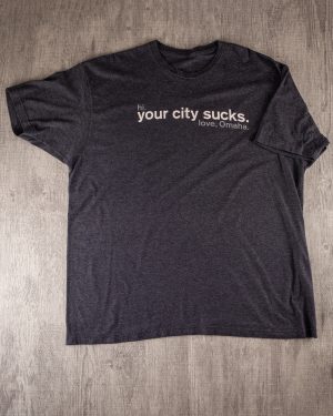 Grey T-Shirt, Love Omaha